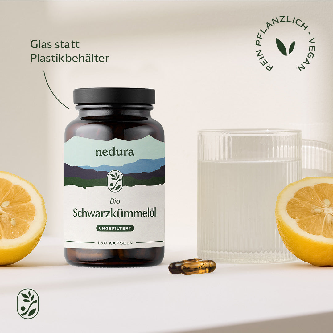 BIO Schwarzkümmelöl Kapseln (ungefiltert)