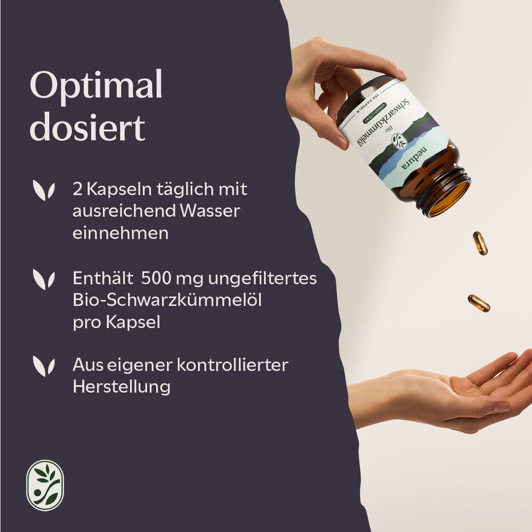 BIO Schwarzkümmelöl Kapseln (ungefiltert)