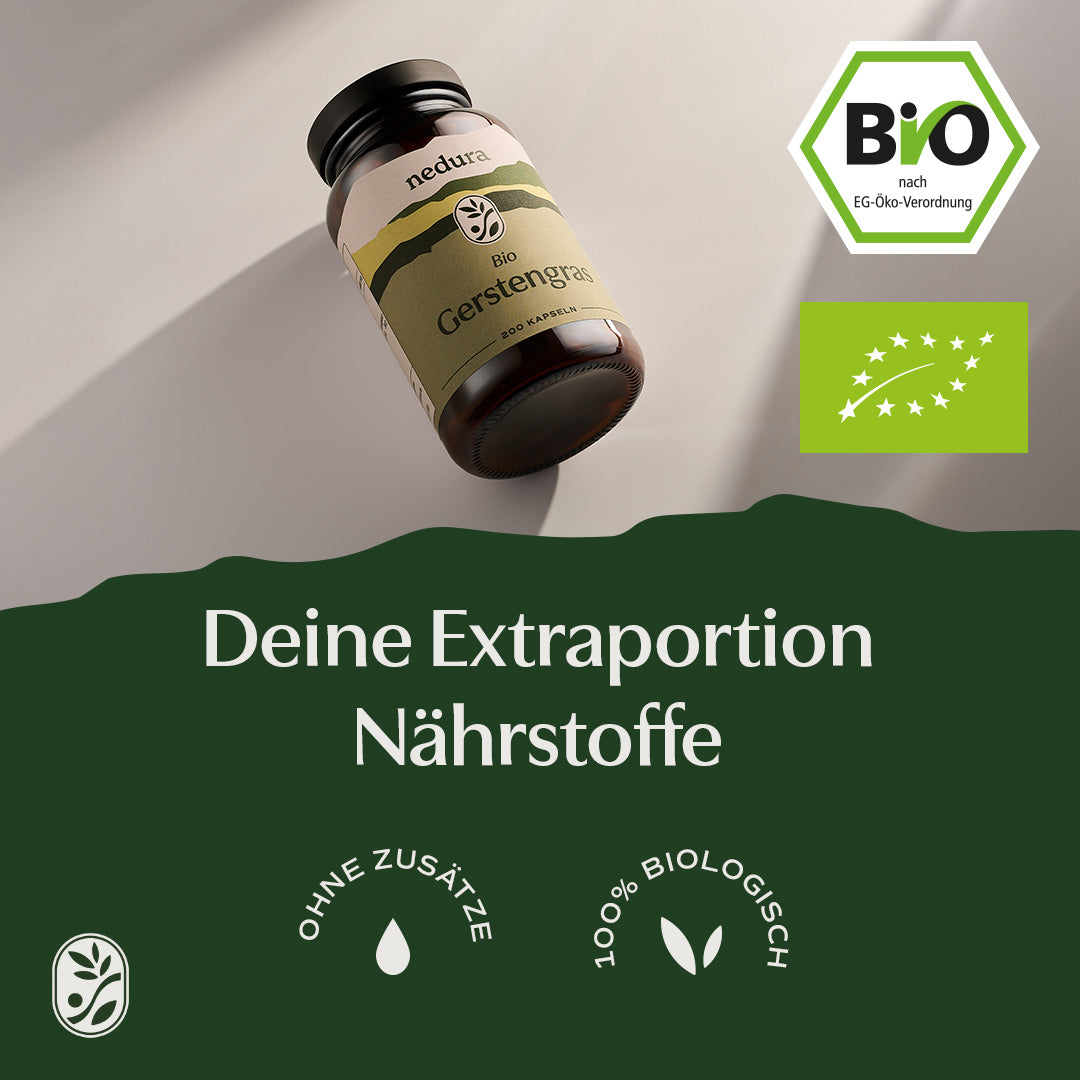 BIO Gerstengras - 200 Kapseln