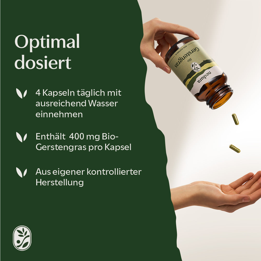 BIO Gerstengras - 200 Kapseln