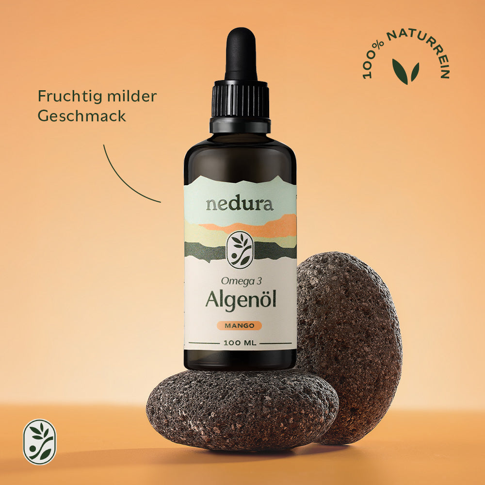 Omega 3 Algenöl Mango - 100 ml