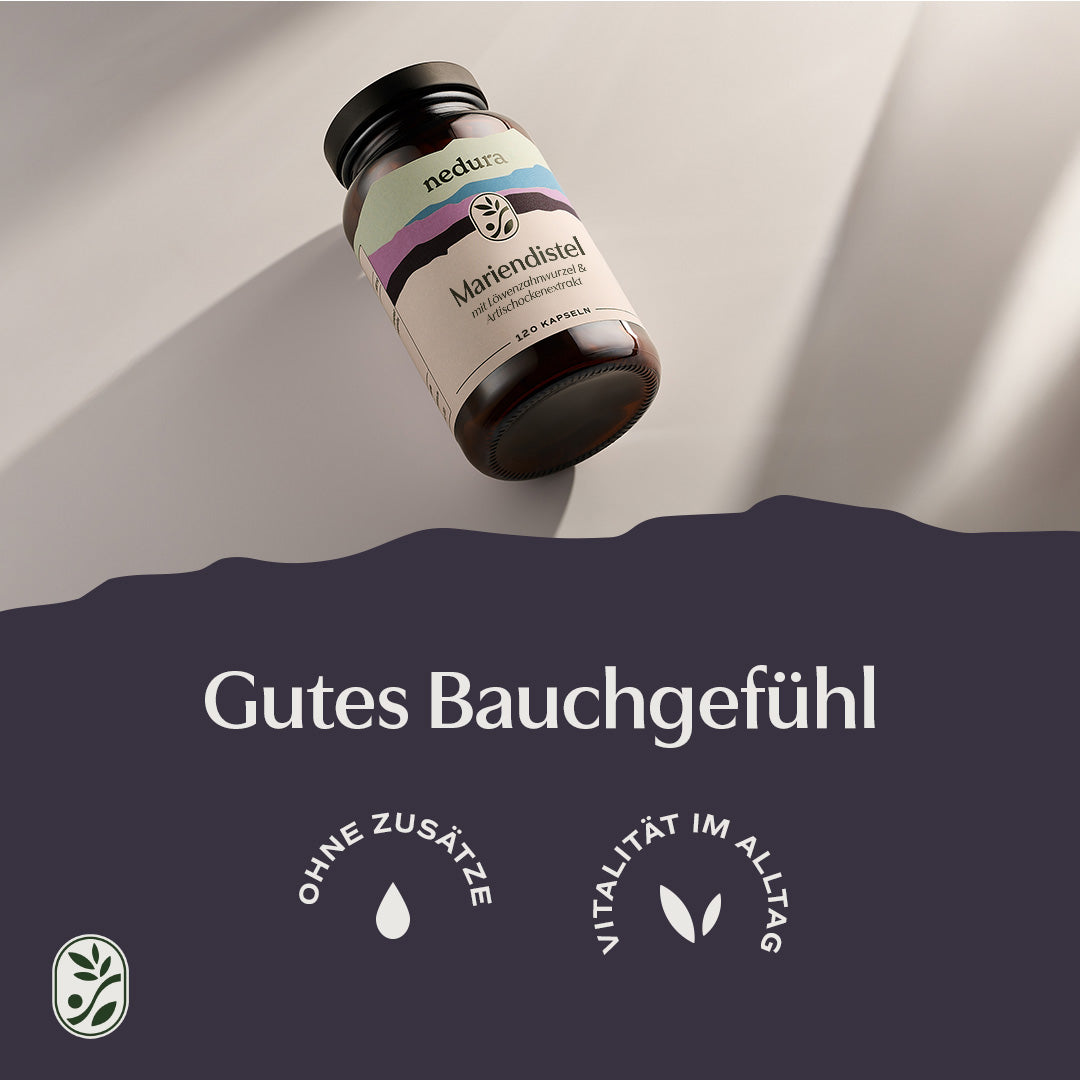 Mariendistel mit Löwenzahnwurzel & Artischockenextrakt - 120 Kapseln