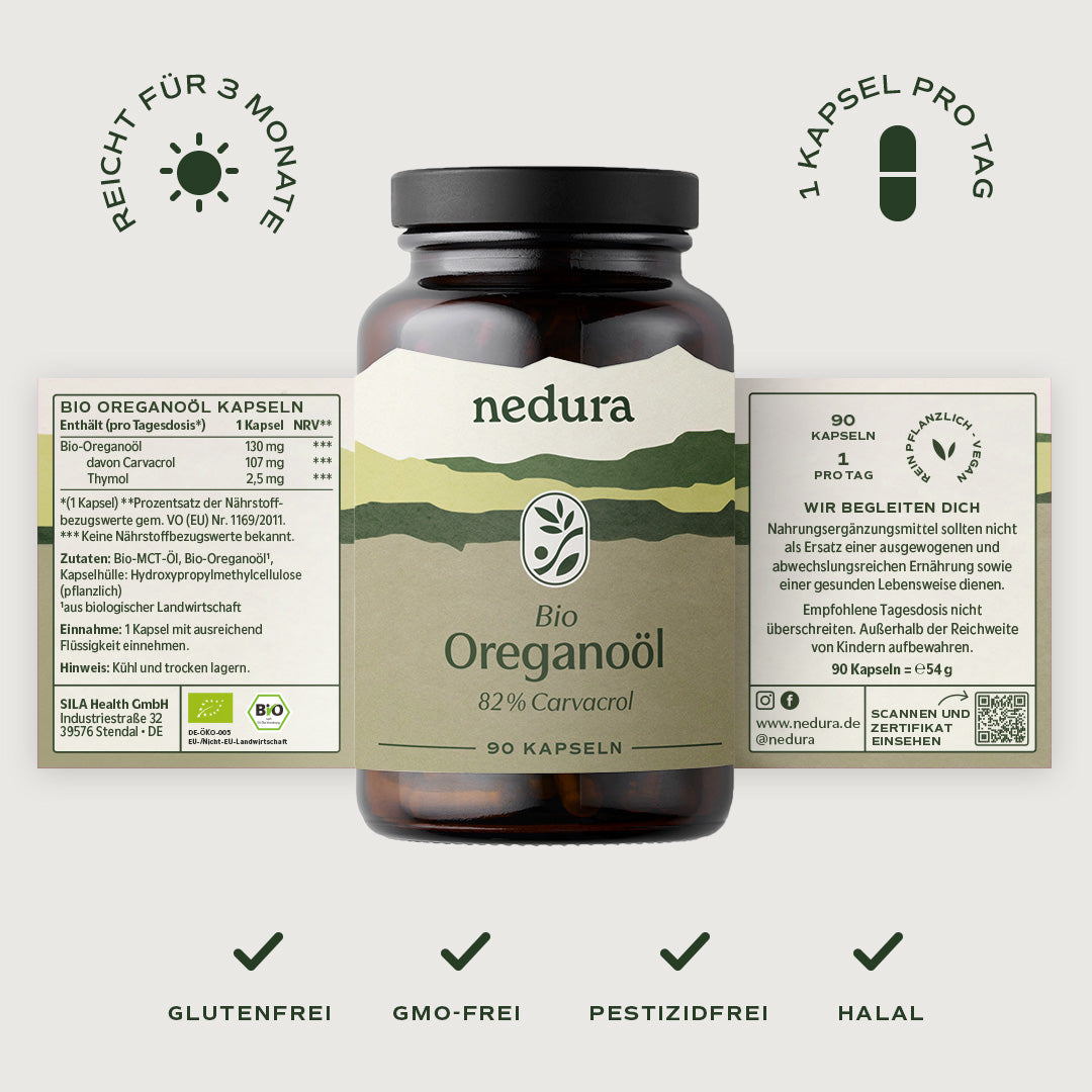 Bio Oreganoöl-Kapseln