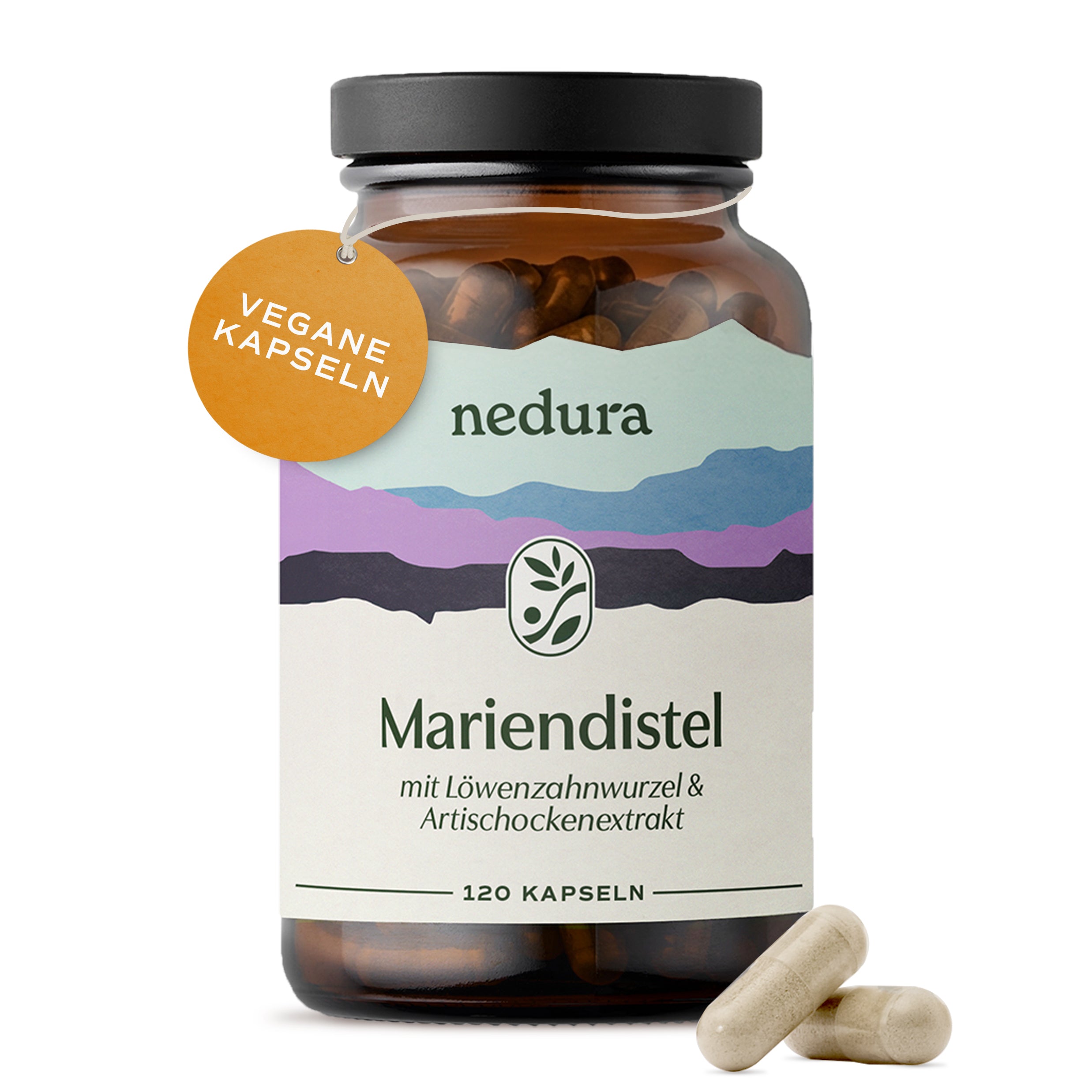 Mariendistel mit Löwenzahnwurzel & Artischockenextrakt - 120 Kapseln