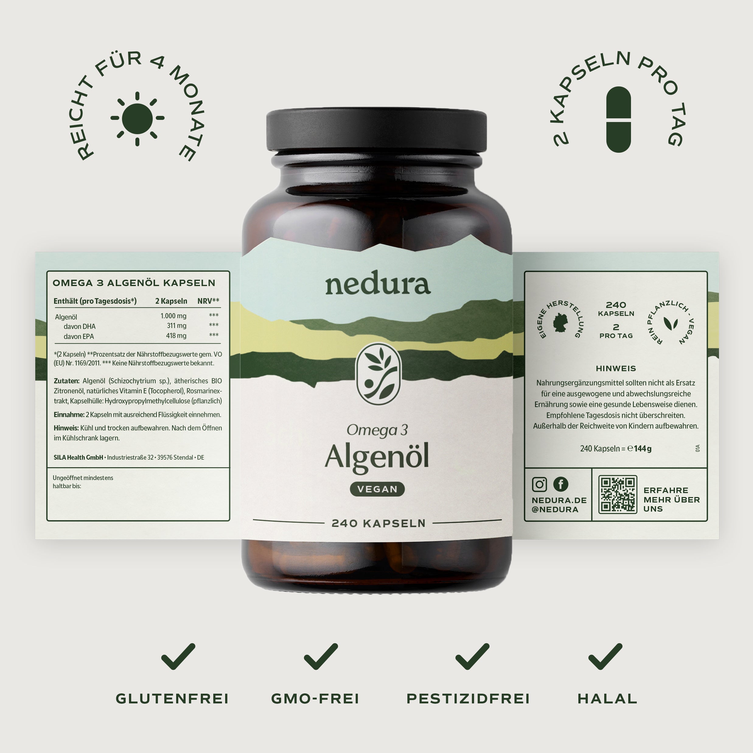 Omega 3 Algenöl Kapseln