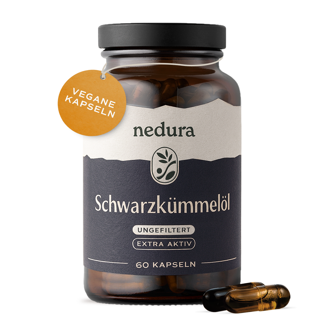 Schwarzkümmelöl Kapseln extra aktiv ungefiltert