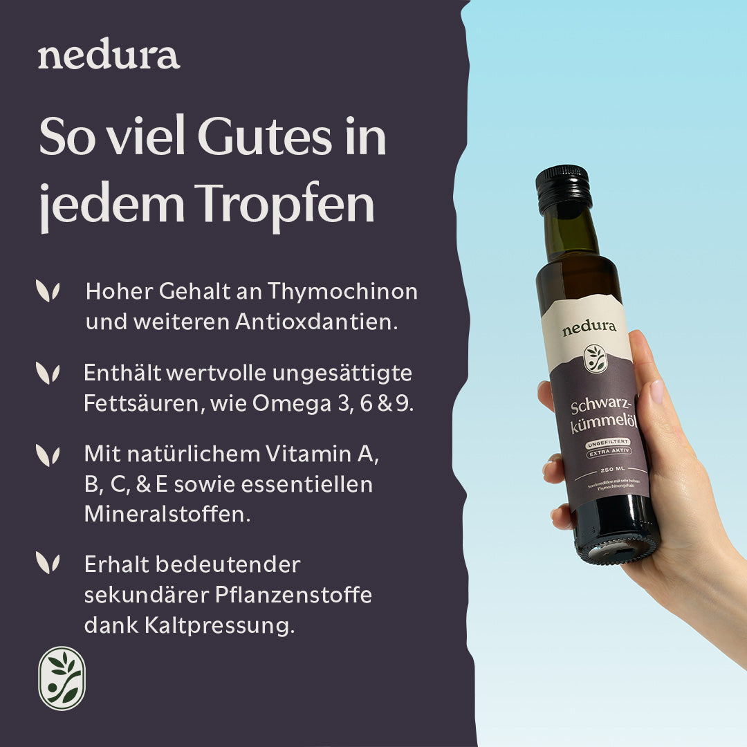 Extra aktives Schwarzkümmelöl ungefiltert