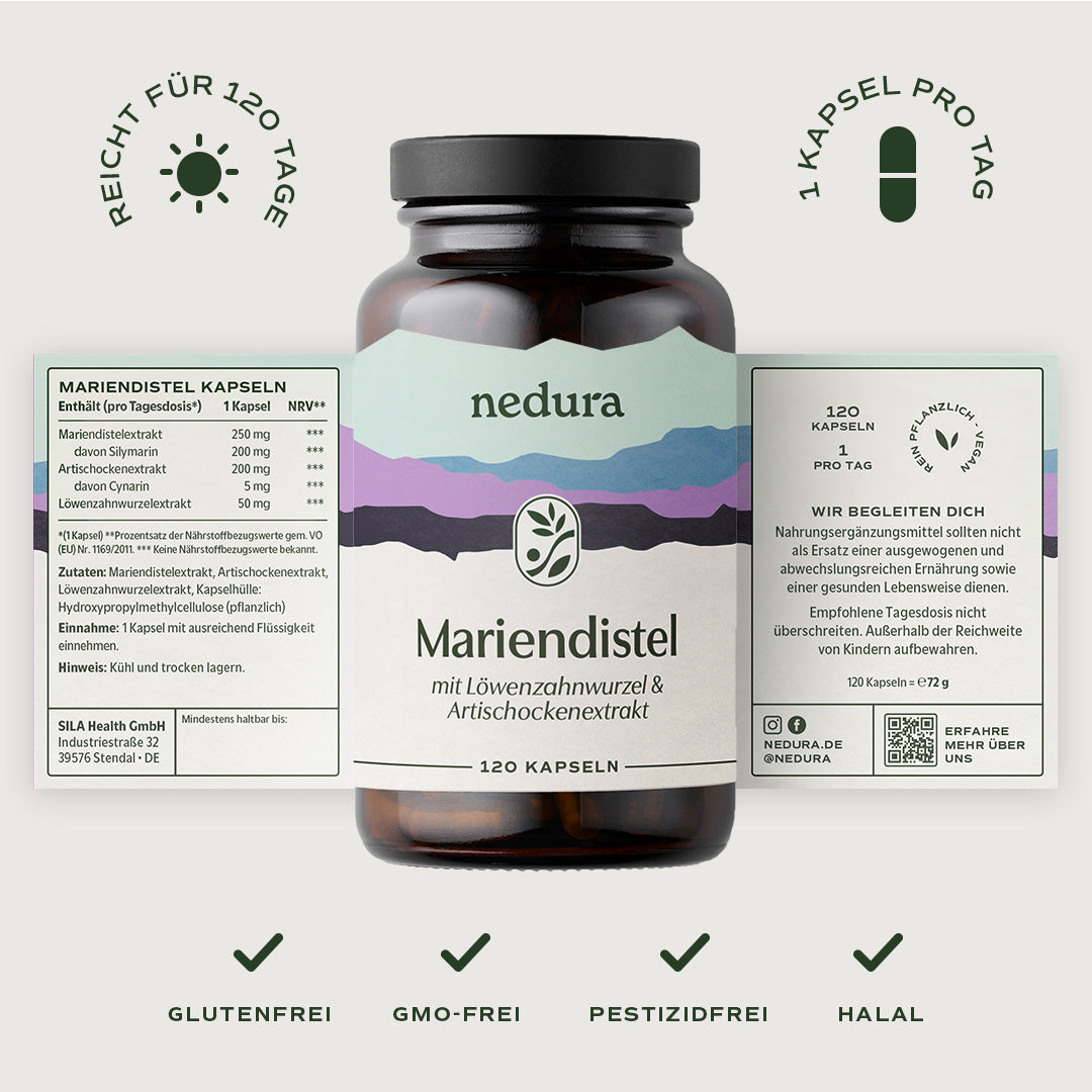Mariendistel mit Löwenzahnwurzel & Artischockenextrakt