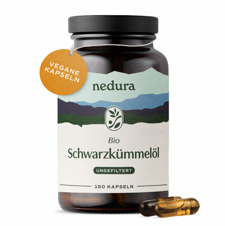 BIO Schwarzkümmelöl Kapseln (ungefiltert)