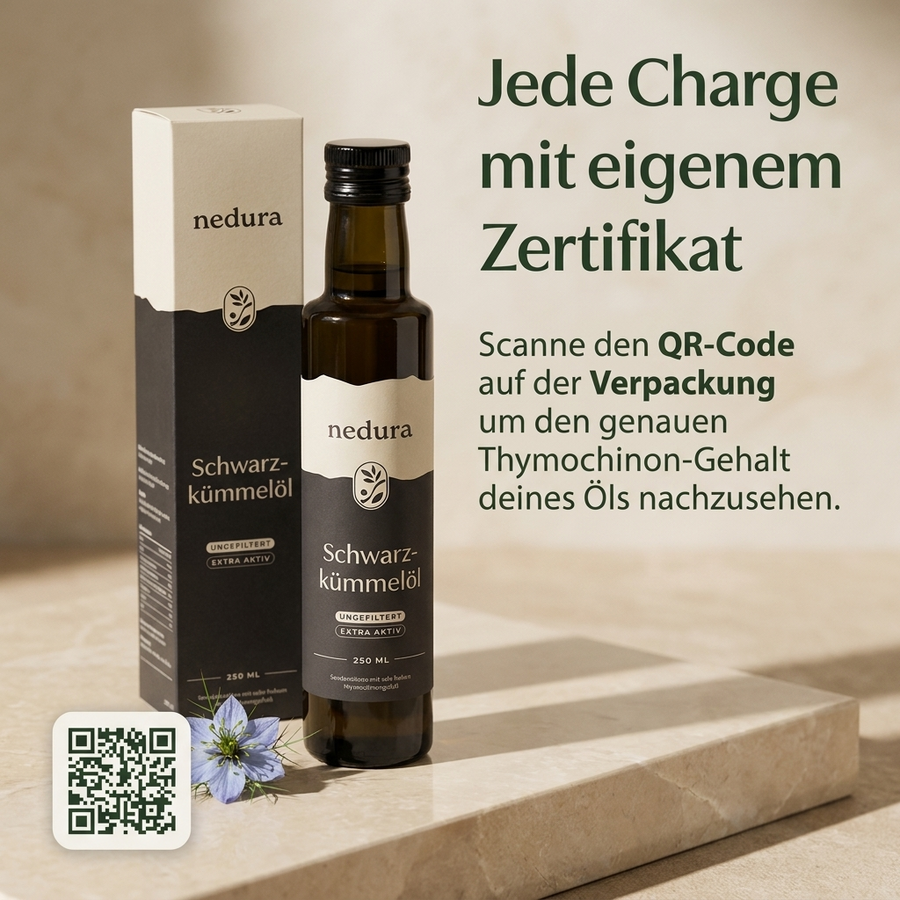 nedura Schwarzkümmelöl Extra Aktiv
