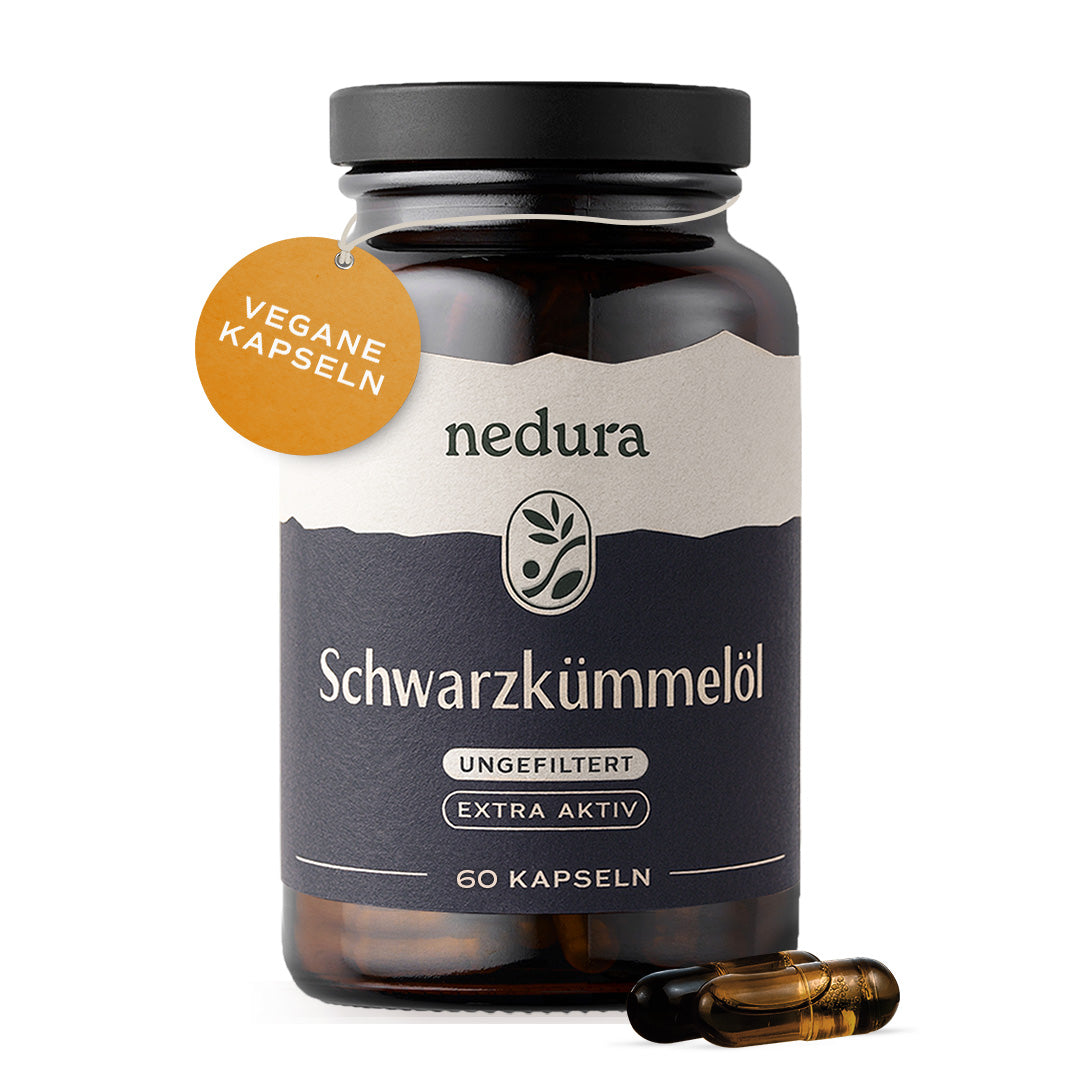 Schwarzkümmelöl Kapseln extra aktiv ungefiltert