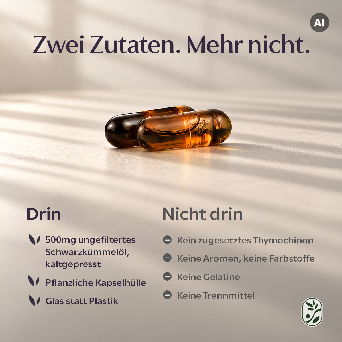 Zwei Zutaten, mehr nicht