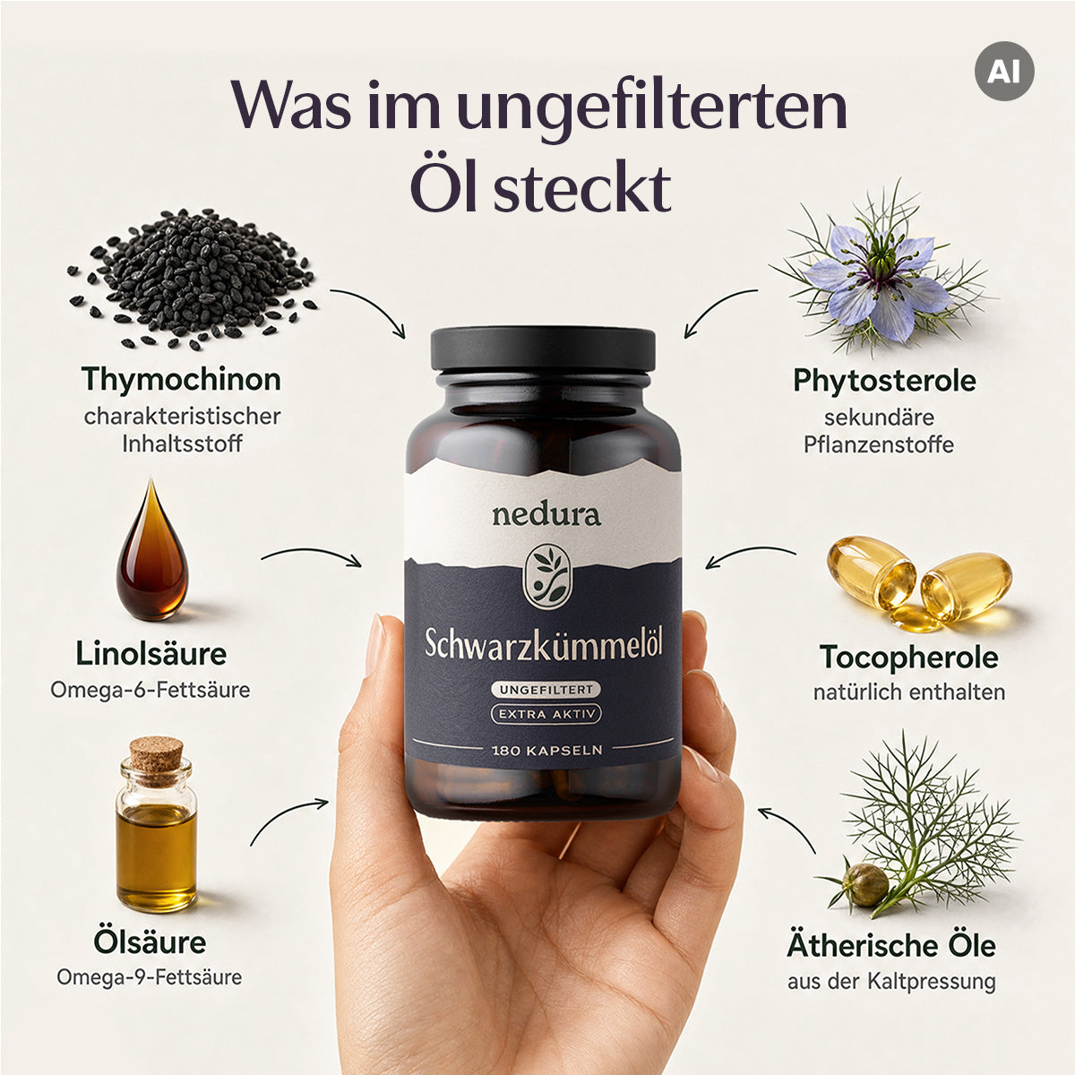 Was im ungefilterten Öl steckt