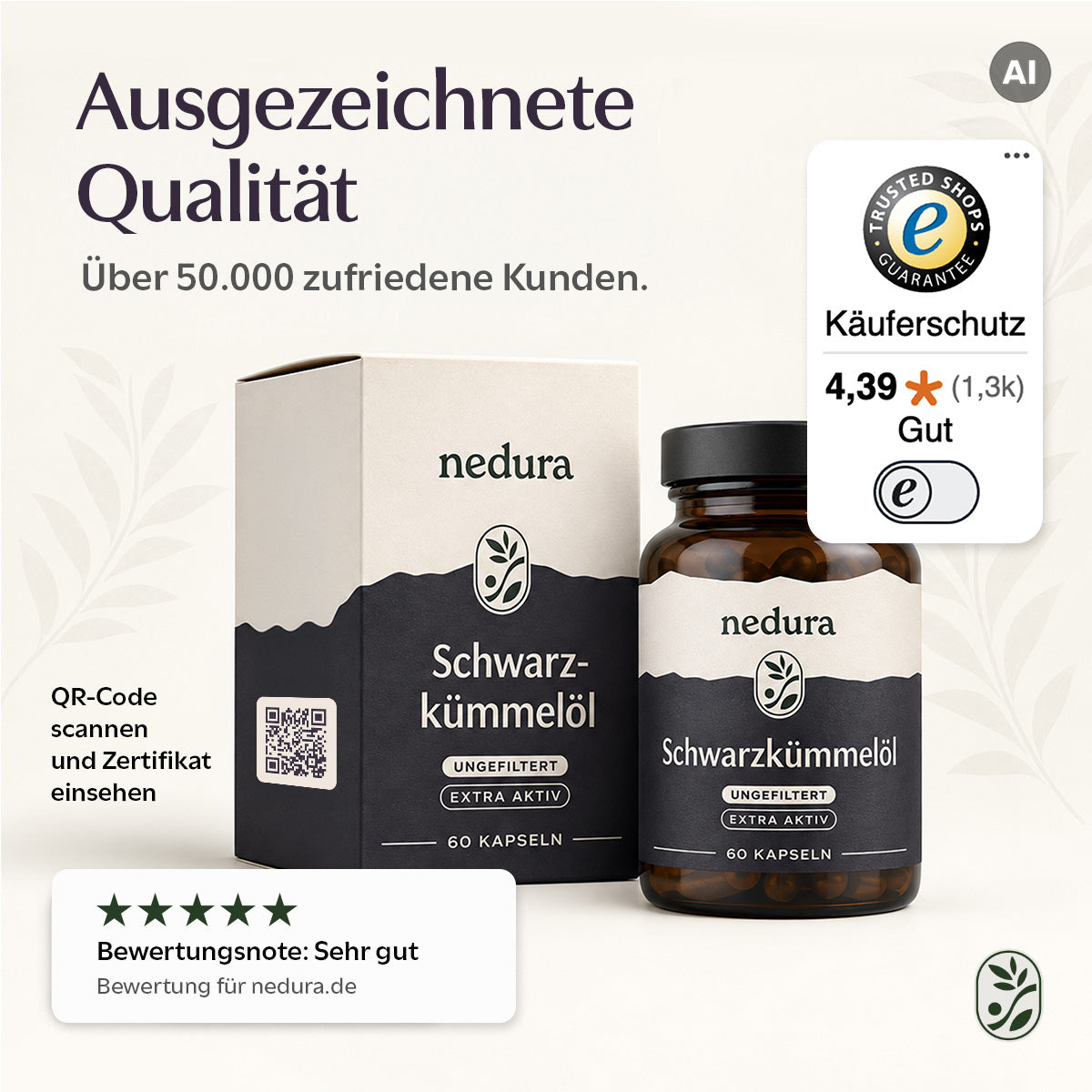 Ausgezeichnete Qualität